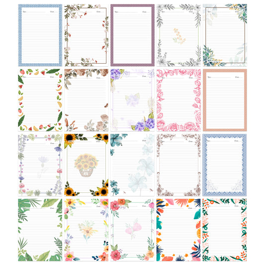 A4 Designer Sheets (Assorted Designs)