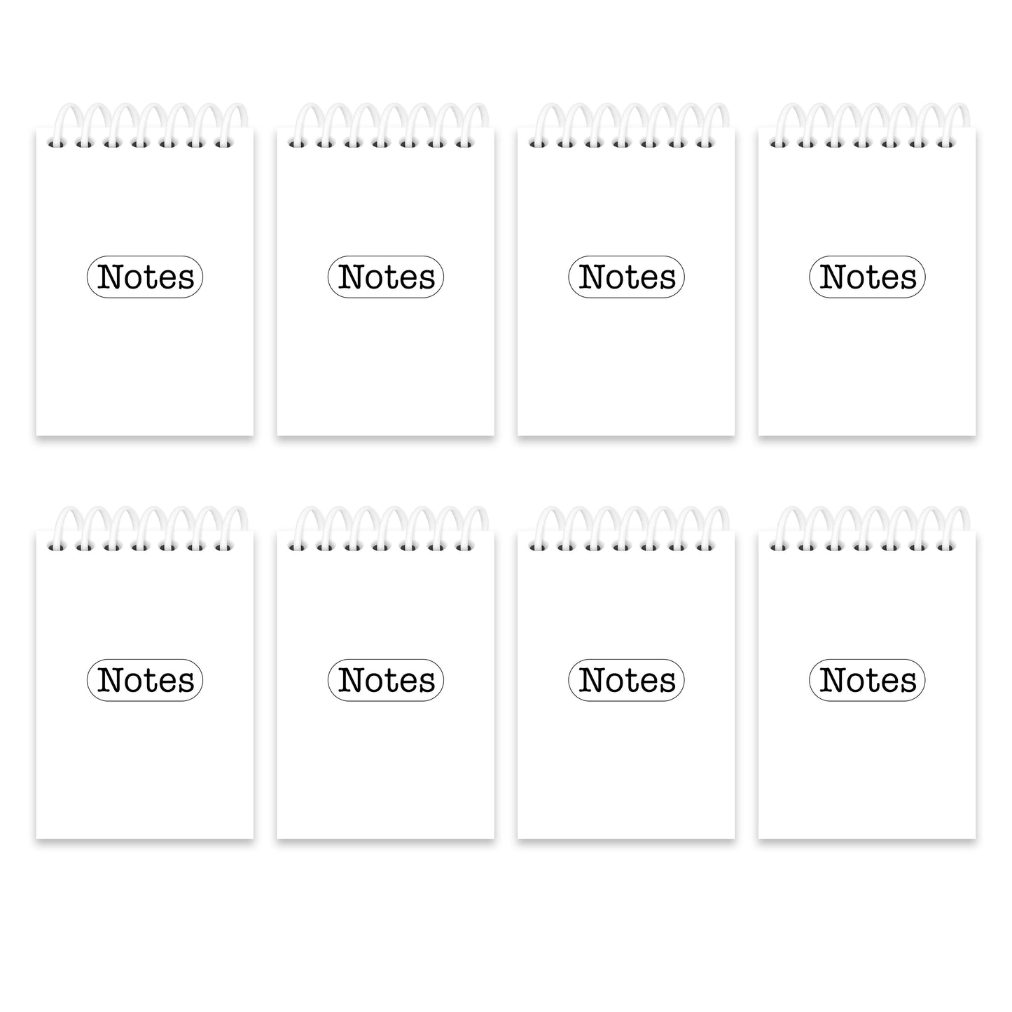 A7 Pocket Notepad | Pack of 8 | Design: Whitefield