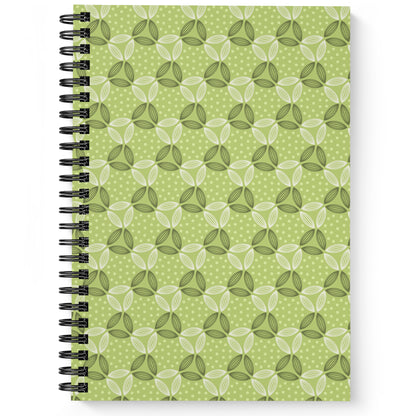 A5 Diary | Design: Green Pattern