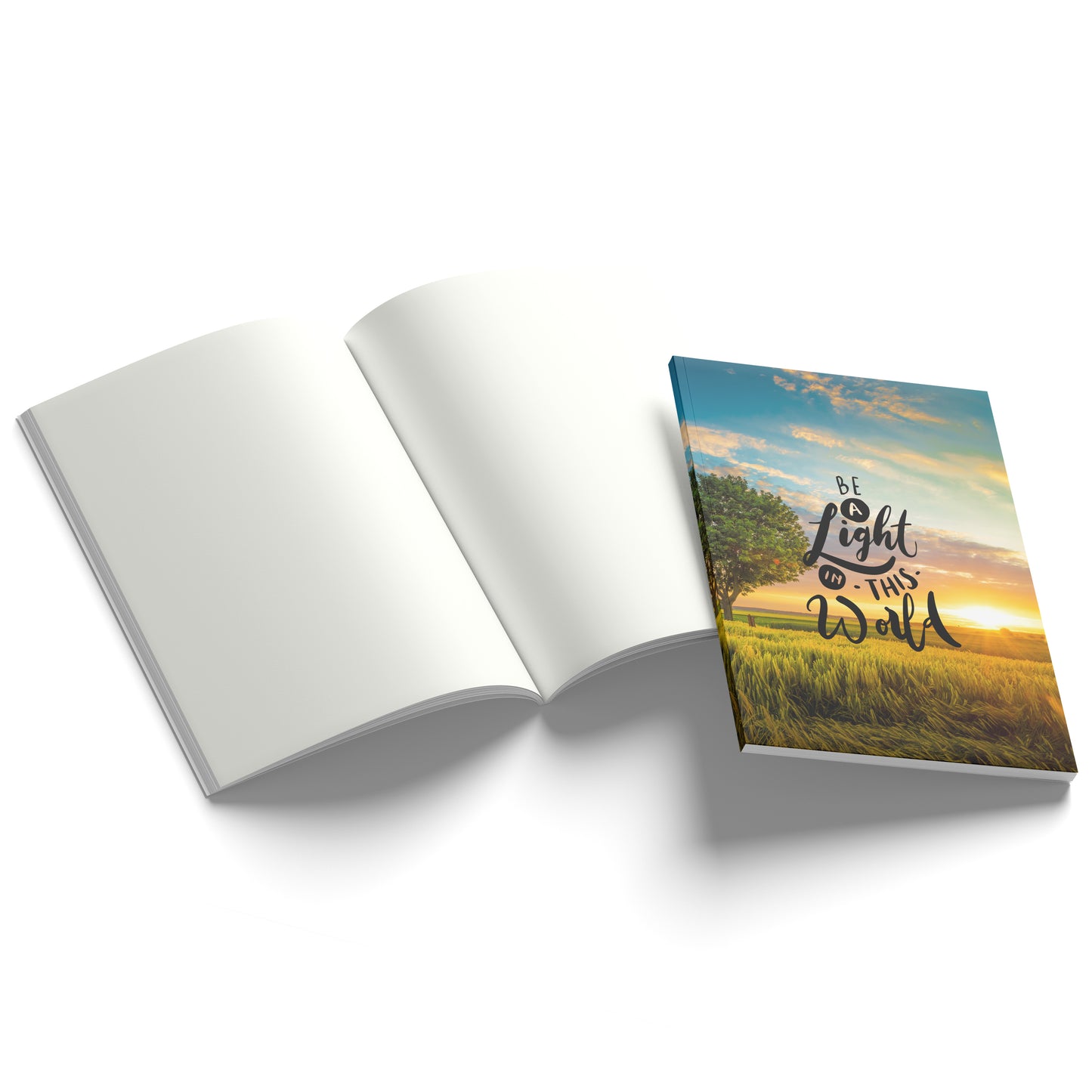 A6 Diary | Pack of 2 | 125 GSM Paper | Design: Be the Light