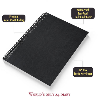 A4 WireO Notebook (Water-Proof & Tear-Proof Cover)