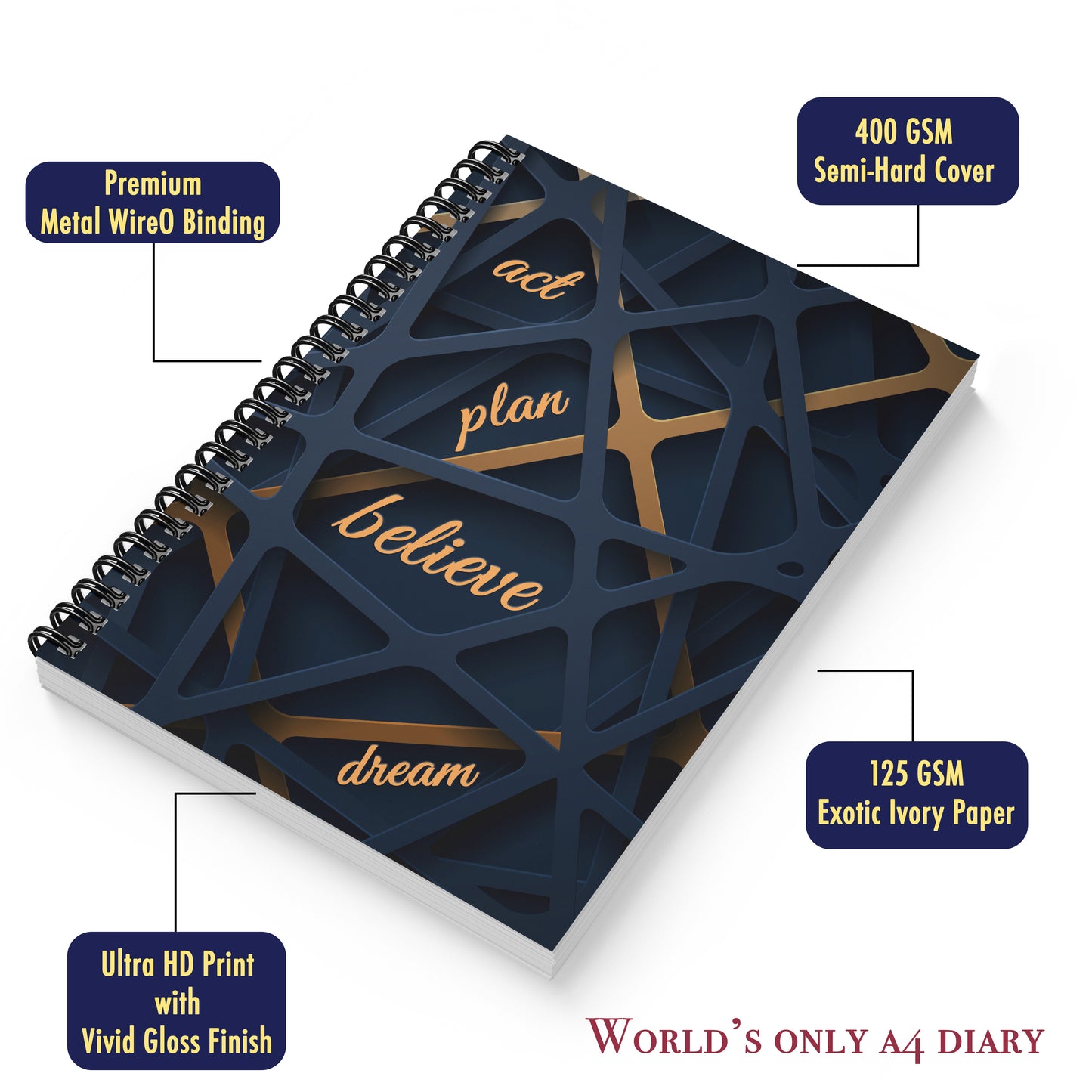 A4 Diary | Design: Motivation