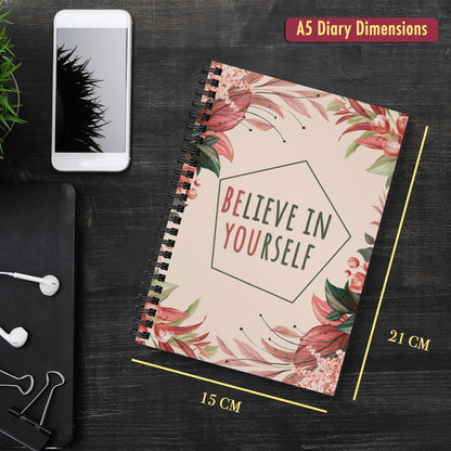 A5 Diary | Design: Believe in Yourself