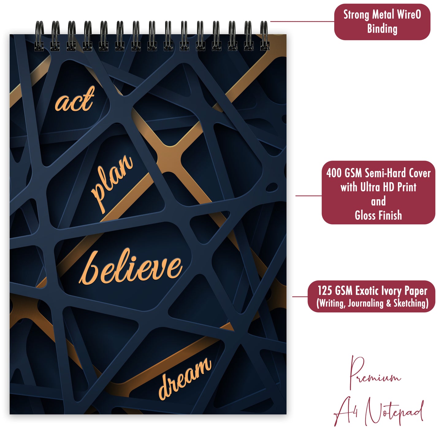 A4 Notepad | Design: Motivation