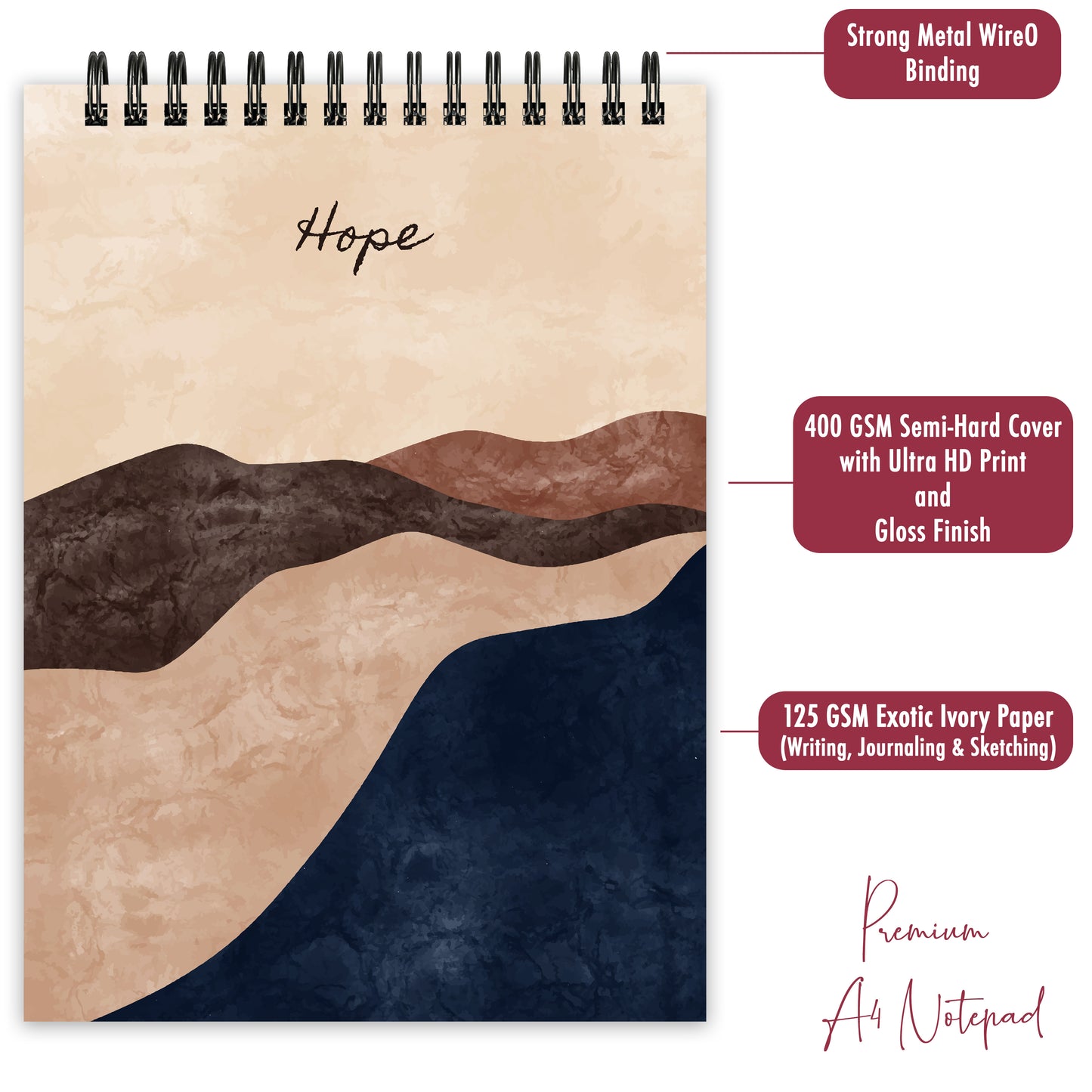 A4 Notepad | Design: Hope