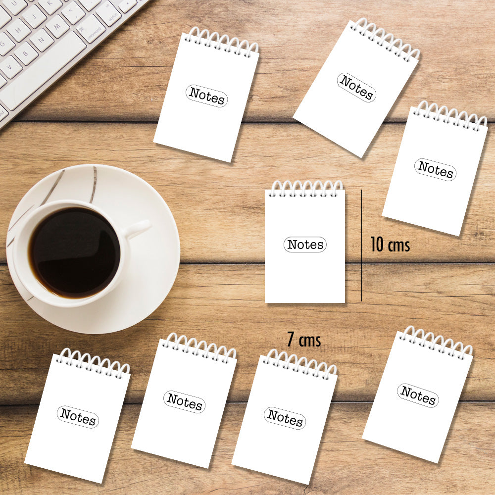 A7 Pocket Notepad | Pack of 8 | Design: Whitefield